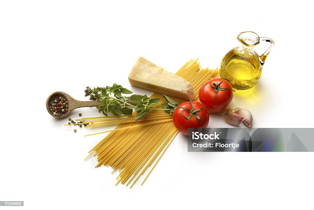 Italiano componentes: Esparguete - Royalty-free Comida italiana Foto de stock