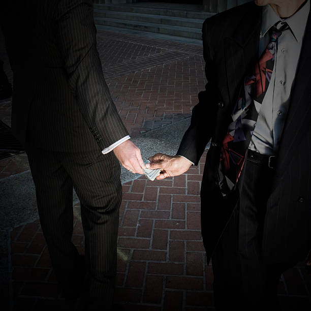 istock Business man doing secret business 172319064