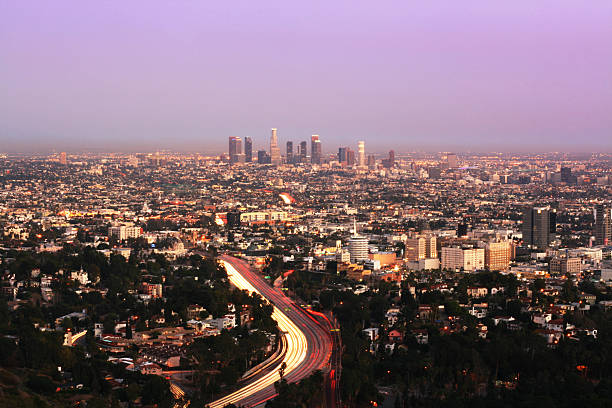 istock Los Angeles Long Exposure at Dusk 172319361