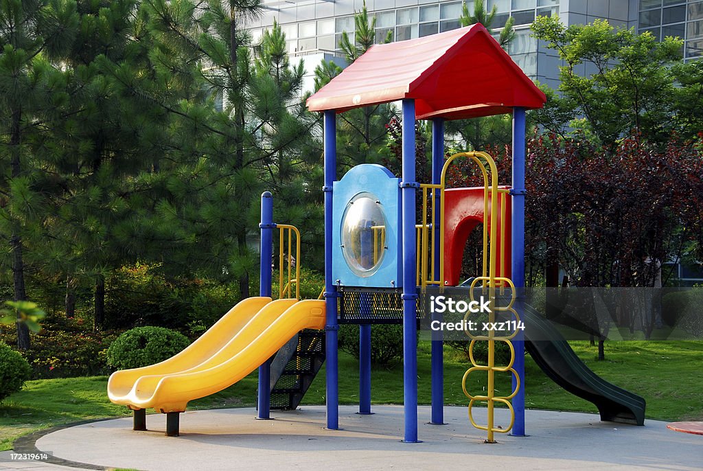 Kinder Kinderspielplatz  - Lizenzfrei Architektonische Säule Stock-Foto