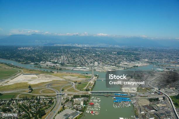 Foto de Vista Aérea De Vancouver e mais fotos de stock de Autoestrada - Autoestrada, Cidade, Colúmbia Britânica