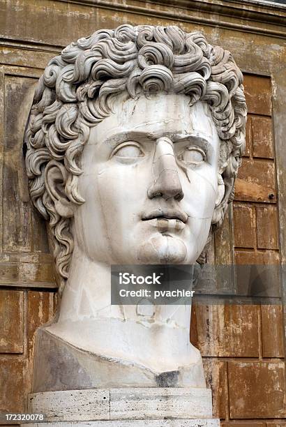 Roman Popiersie - zdjęcia stockowe i więcej obrazów Statua - Statua, Marmur - skała, Popiersie - rzeźba