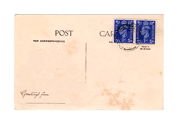 istock Old British postcard King George VI 172320419