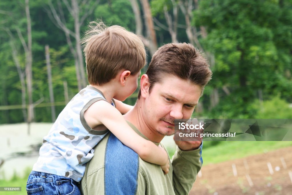 Pai e filho - Royalty-free 30-39 Anos Foto de stock