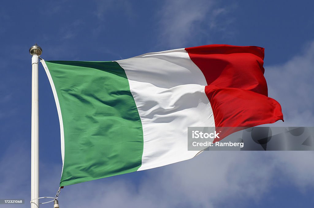 Flaga Włoch - Zbiór zdjęć royalty-free (Flaga Włoch)