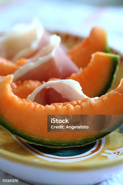 Prosciutto E Melone - Fotografie stock e altre immagini di Alimentazione sana - Alimentazione sana, Antipasto, Cantalupo