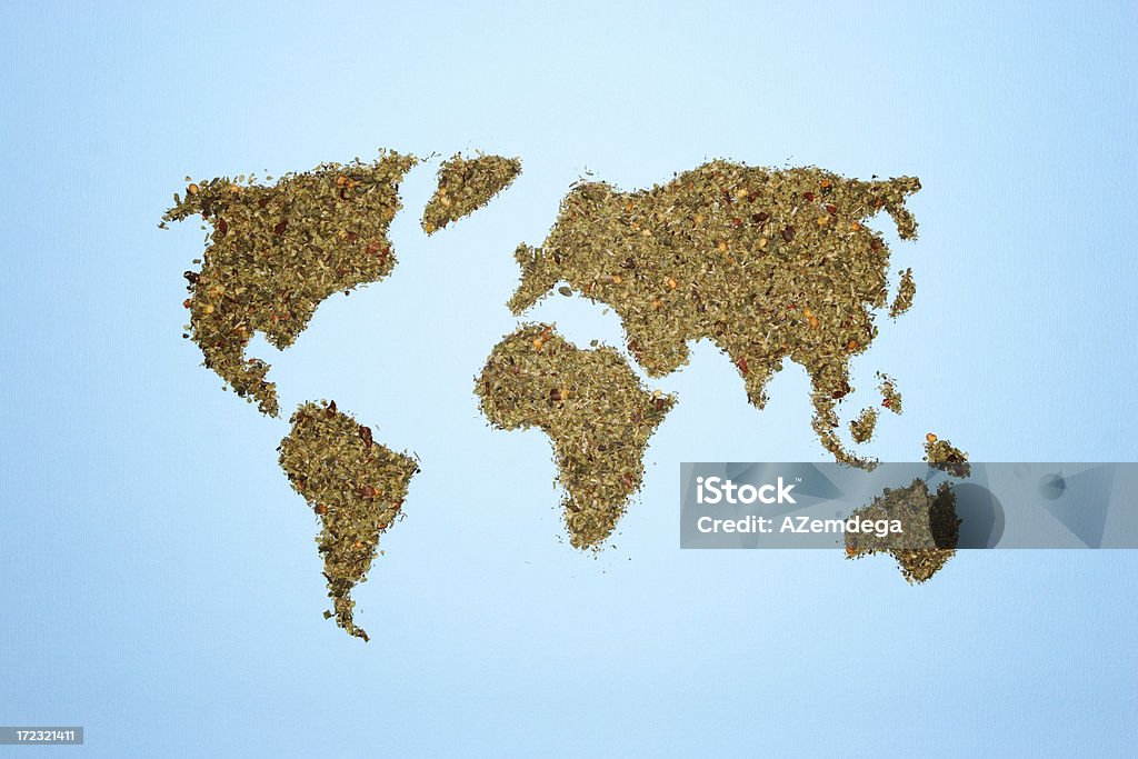 Spice mondo - Foto stock royalty-free di Planisfero