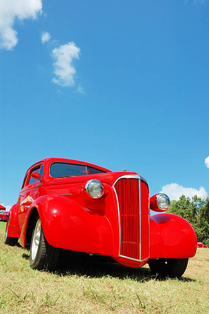istock Red Hot Rod at Car Exhibition 172322105