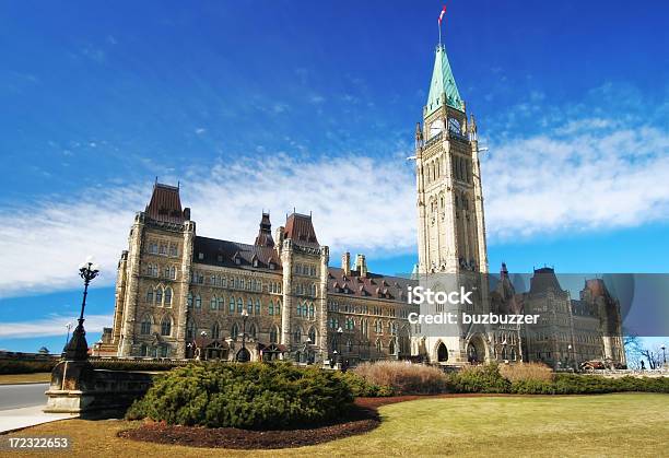 El Parlamento Canadiense En Ottawa Foto de stock y más banco de imágenes de Arquitectura exterior - Arquitectura exterior, Canadá, Edificio del Parlamento