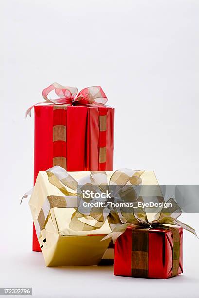 Serie De Navidad Foto de stock y más banco de imágenes de Lujo - Lujo, Caja de regalo, Dorado - Color