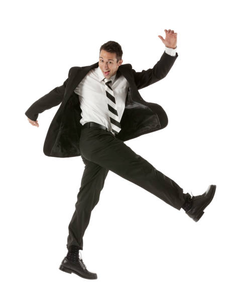 istock Excited businessman in action 172322811