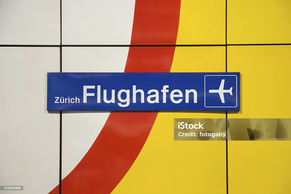 Flughafen - Lizenzfrei Zürich Stock-Foto