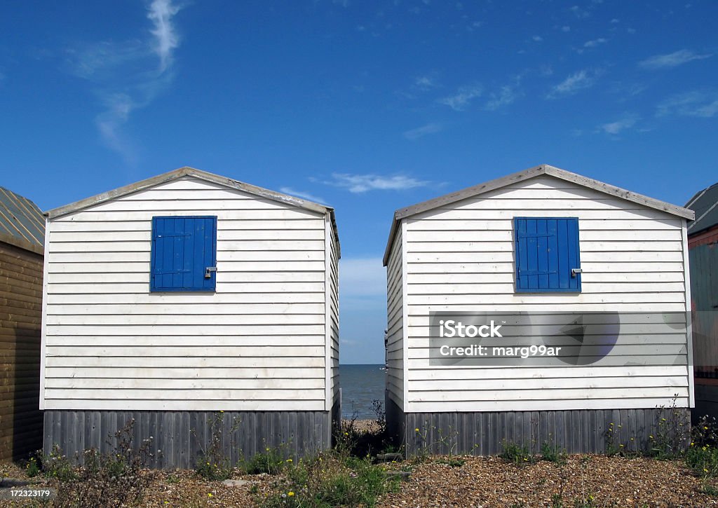 Dois Praia huts - Royalty-free Cabana de Praia Foto de stock