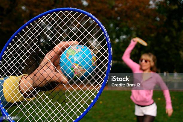 Globale Sport Stockfoto und mehr Bilder von Globus - Globus, Tennis, Aktivitäten und Sport