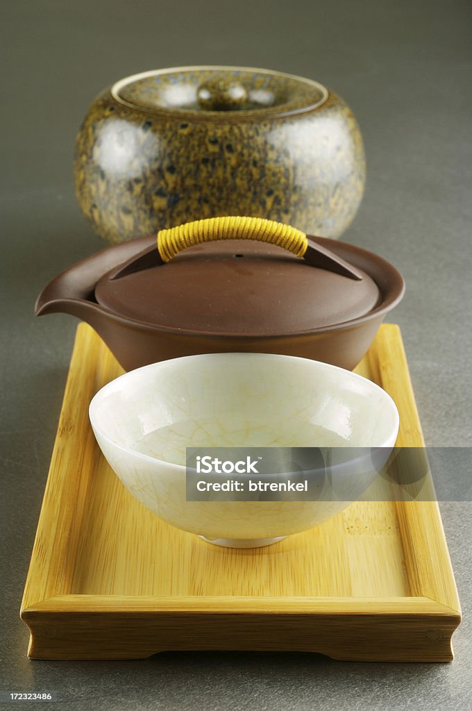 Conjunto de chá japonês-macro - Foto de stock de Alimentação Saudável royalty-free