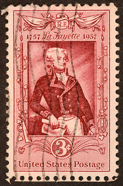 istock La Fayette stamp 1957 172323578