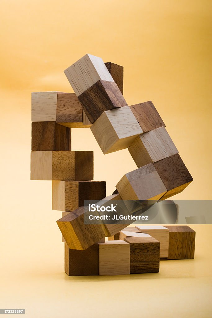 Blocs de bois - Photo de Abstrait libre de droits