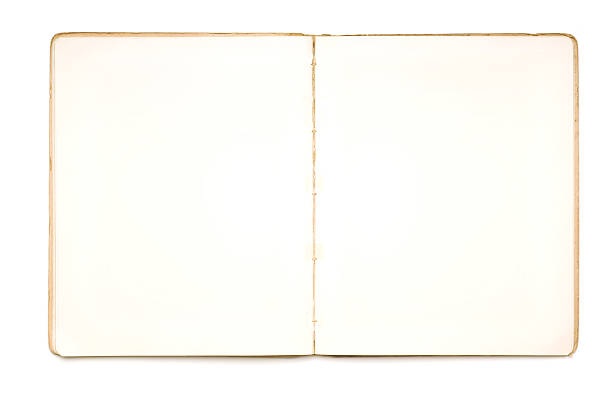 istock Old Book Showing Two Blank Pages Series 172324028