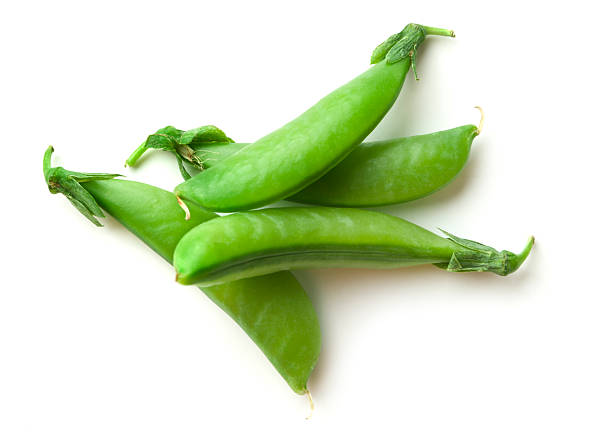 istock Fresh Sugar Snap Snow Pea Pods Isolated on White Background 172325041