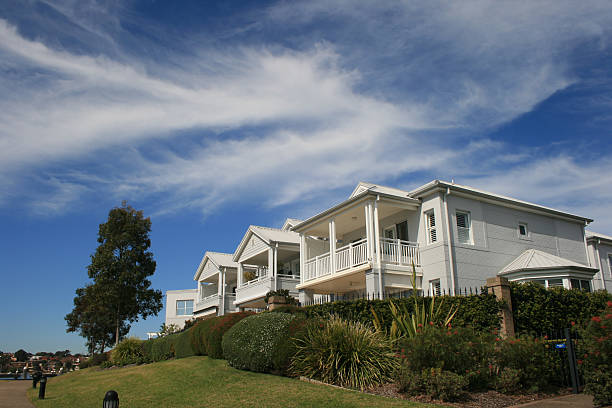 istock Row of new houses 172325058