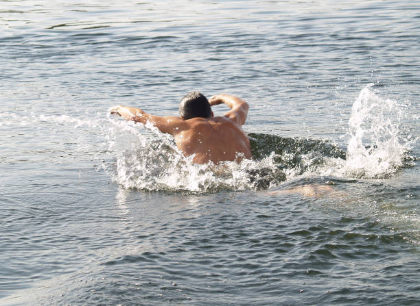 istock Swimming in the Nile river 172325410