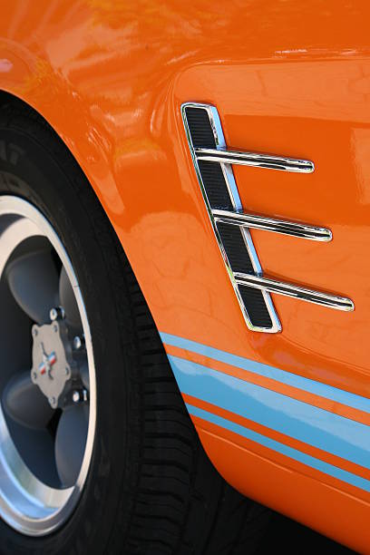 istock Orange American Classic Car 172325411
