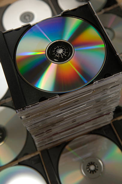 seria cd - dvd stack cd movie zdjęcia i obrazy z banku zdjęć