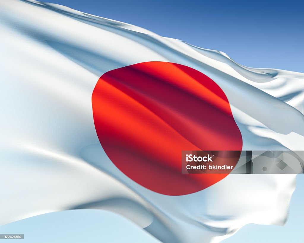 Bandeira do Japão - Foto de stock de Bandeira royalty-free