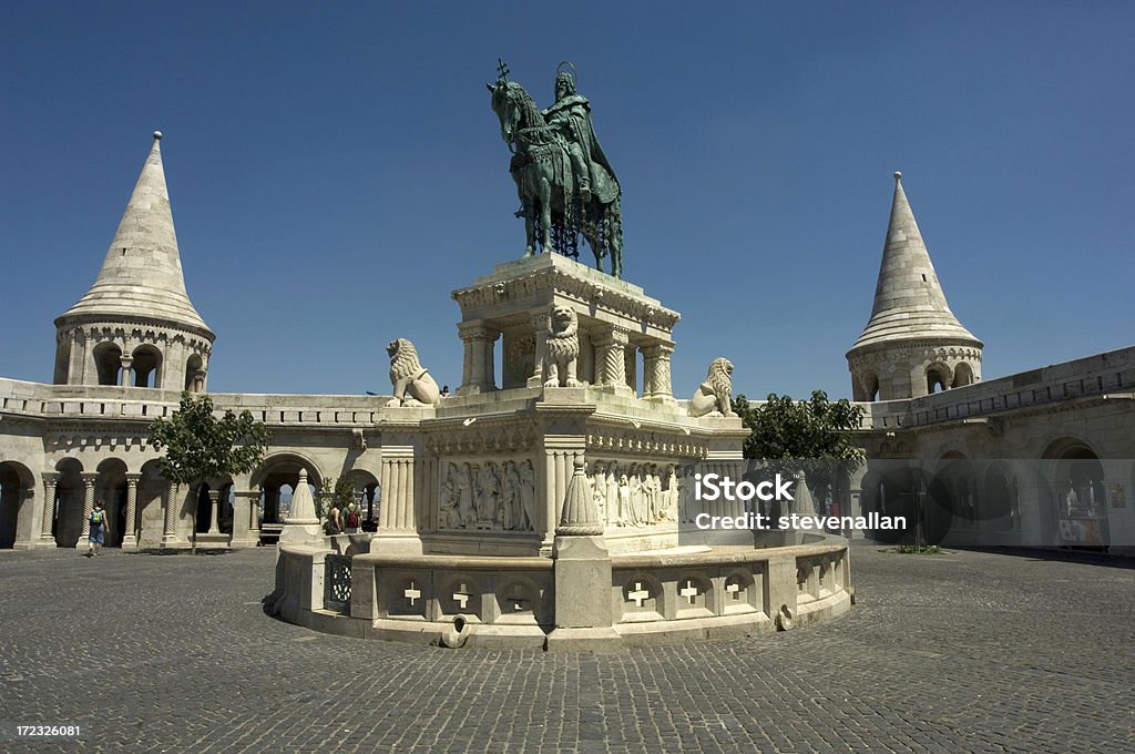 Estátua de Budapeste - Foto de stock de Arquitetura royalty-free