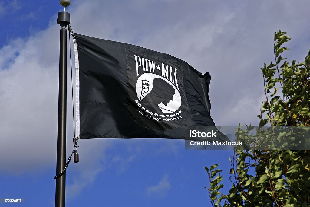 POW/MIA bandera - Foto de stock de Prisionero de guerra libre de derechos