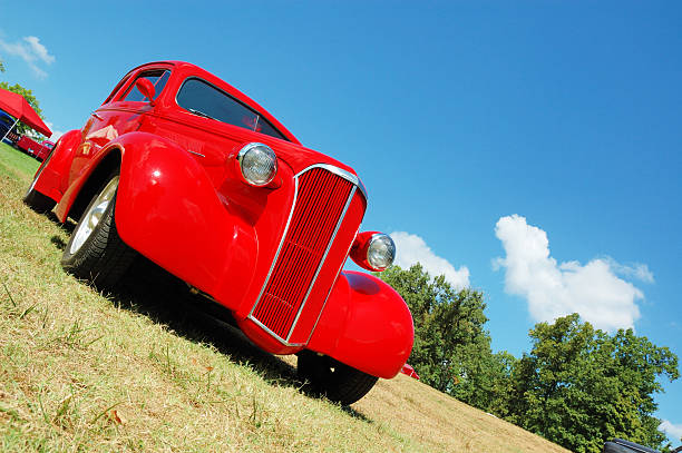 istock Red Street Rod at Car Show 172326527
