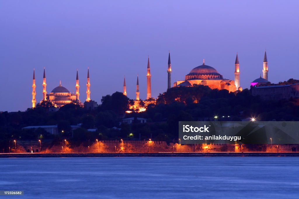 Ahmet Sultão Mesquita Hagia Sofia - 2 e - Royalty-free Jejuar Foto de stock