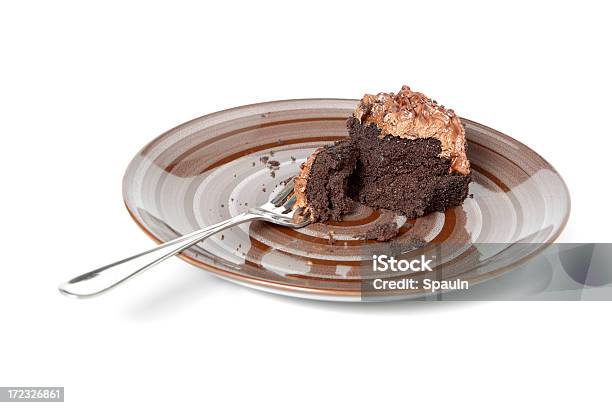 Bolo De Chocolate - Fotografias de stock e mais imagens de Alimentação Não-saudável - Alimentação Não-saudável, Alimento consumido, Bolo - Sobremesa