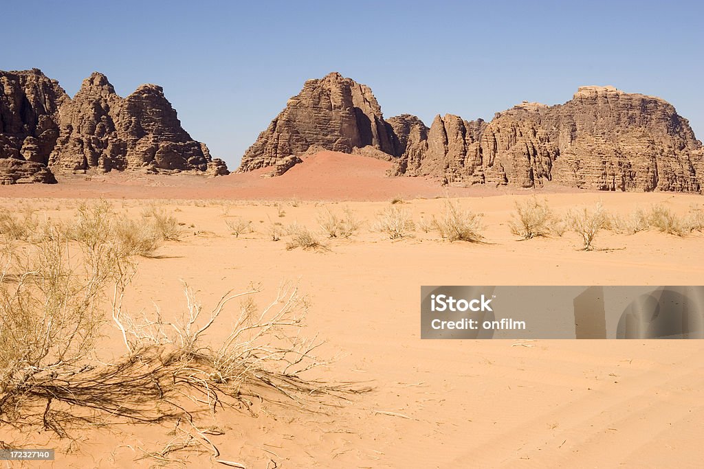 Wadi Rum ,Jordan - Horizonのロイヤリティフリーストックフォト