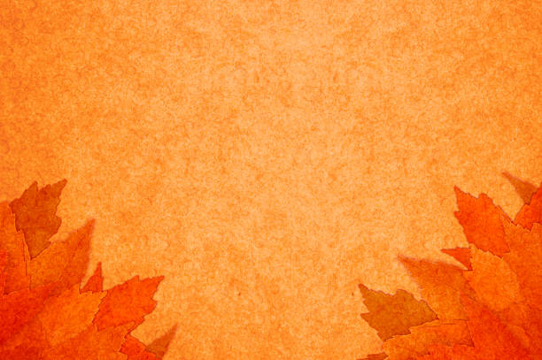 istock Orange Maple Leaves Seasonal Background 172327161