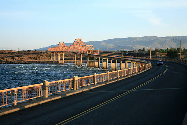 The Dalles is an historic town and area situated in Oregon along the Colombia River Gorge.  Across on the other side of the river is Washington state. The Dalles are located along the Lewis and Clark exploration and trading trail