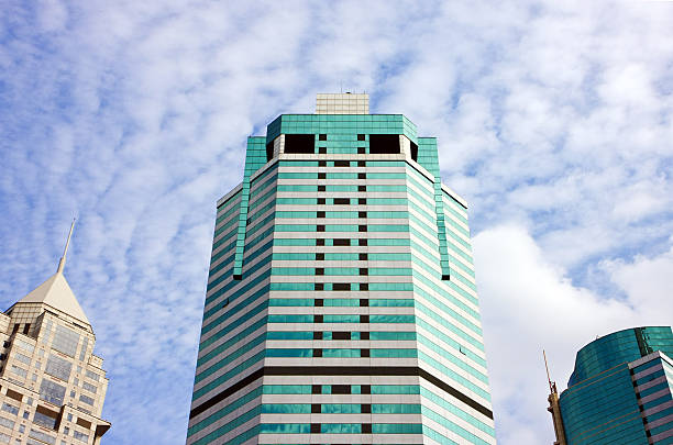 Office buildings in Shanghai stock photo