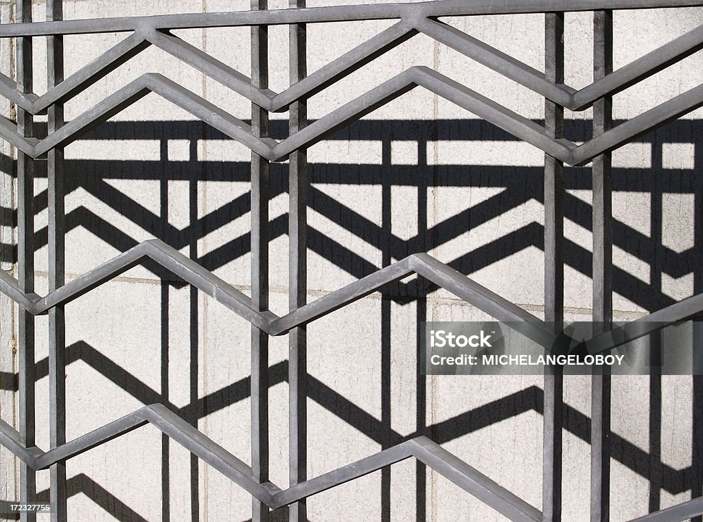 Art Deco motif géométrique Grill - Photo de Art déco libre de droits