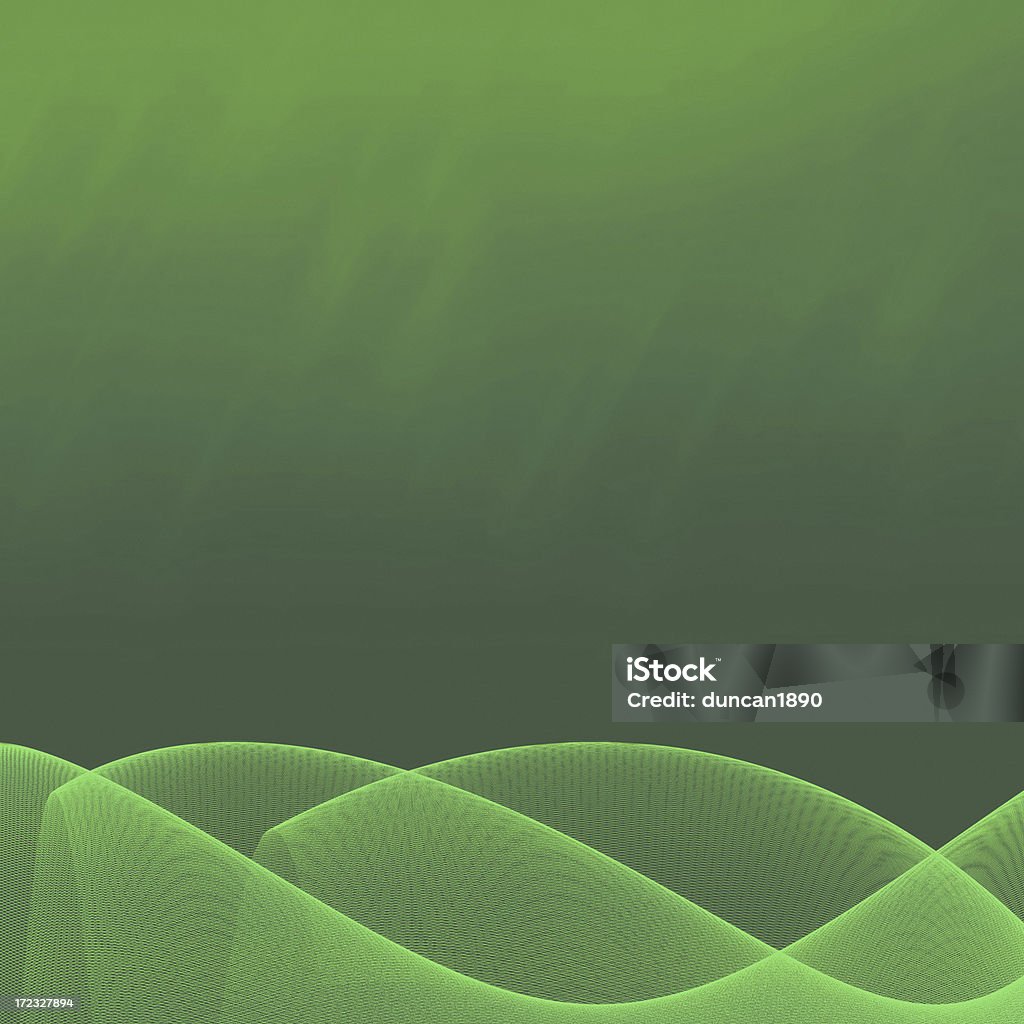 Абстрактная зеленая волна XXL - Стоковые иллюстрации Абстрактный роялти-фри
