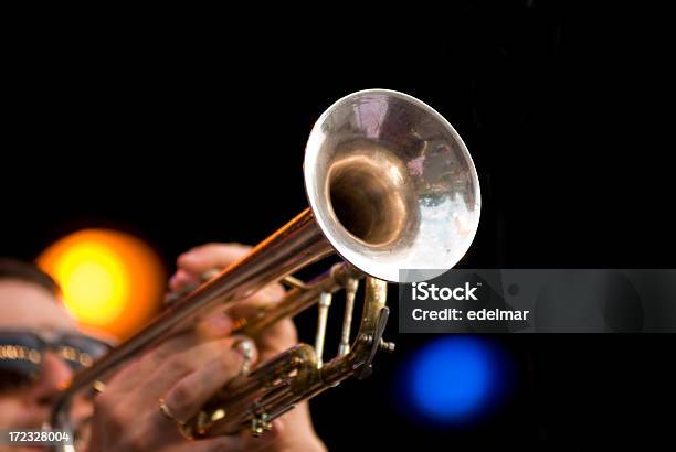 Tromba Player - Fotografie stock e altre immagini di Big Band - Big Band, Tromba, Arte