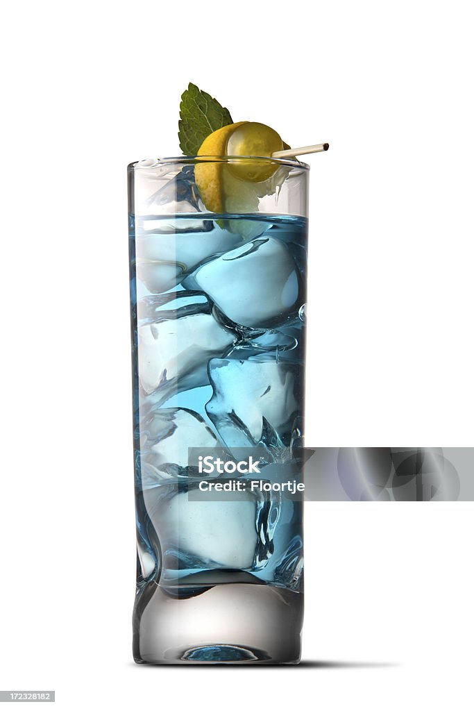 Getränke: Blau Cocktail - Lizenzfrei Blue Curaçao Stock-Foto