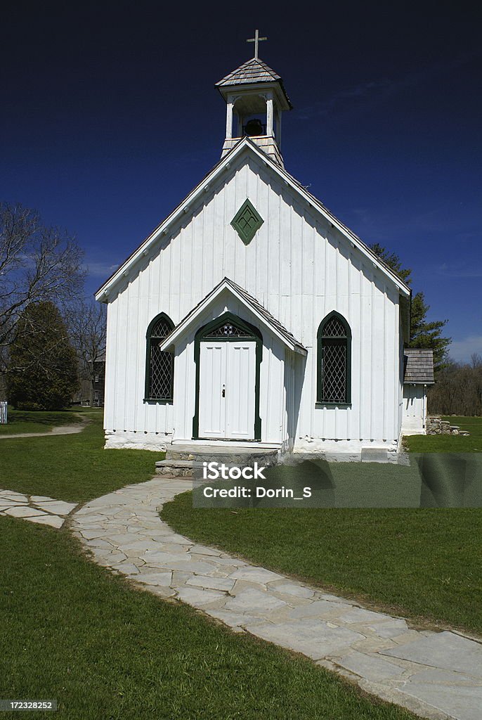 Igreja de madeira clássico - Royalty-free Arcaico Foto de stock