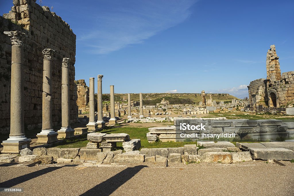 Em Perge Banho - Royalty-free Antiguidade Foto de stock