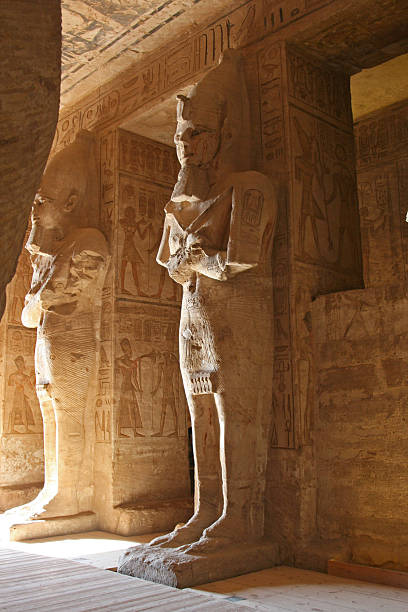Abu Simbel: Ramses II stock photo