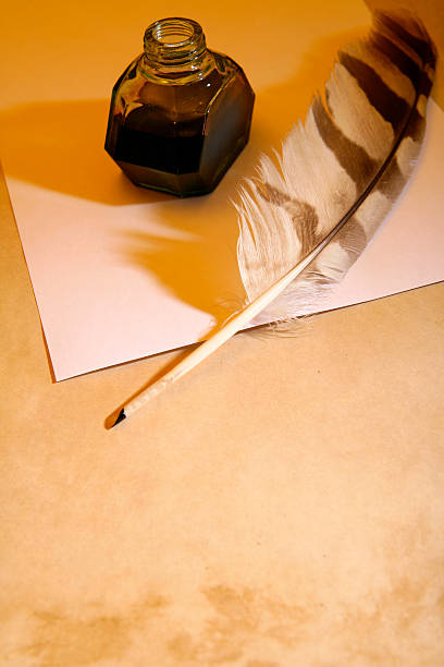 istock Quill pen and inkwell 172329490