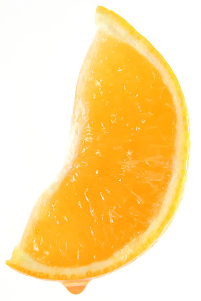 Orange slice stock photo