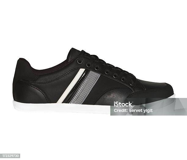 Sport Shoe Sneakers On White Stock Photo - Download Image Now - Blue, Clothing, Color Image