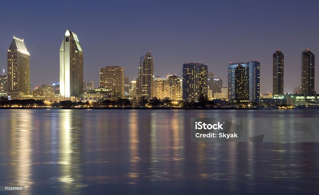 San Diego de nuit - Photo de Appartement libre de droits