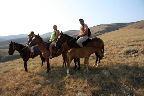istock Family on horses 172330016