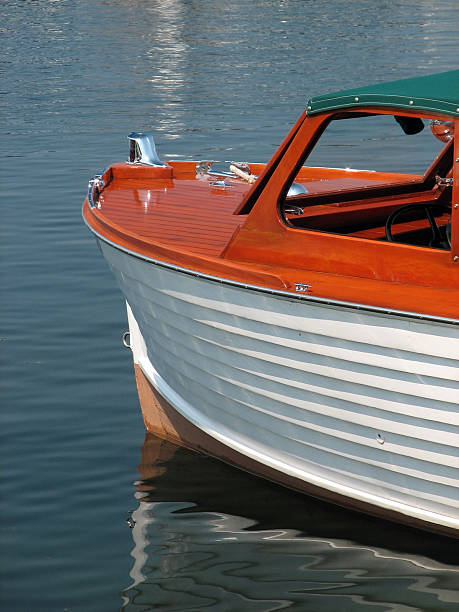 istock Antique White Wood Boat 172330091